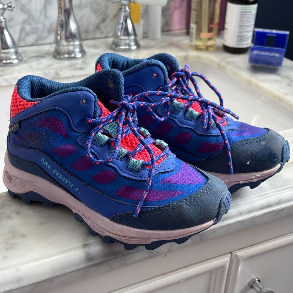 Merrell Kids' Blue and Pink Adventure Sneakers